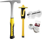 Alloy Steel 32oz Rock Pick Hammer Kit - Perfect For Gold Mining   Prospecting