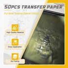 Tattoo Stencil Transfer Paper  50 Sheets Thermal Stencil Paper 8 27  X 12  Tr   