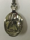 Vintage Souvenir Spoon Collectible Holland Spinning Windmill