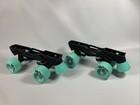 New Roller Derby Quad Roller Skates Replacement Truck Plate Wheels Turquoise 