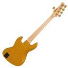 Swing Jazz Deluxe 5 Gold Sparkle 5string Electric Jazz Bass Guitar