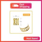 50 Pcs Dreadlocks Beads Metal Hair Cuffs Hair Braiding Rings Braid Clips For Wom