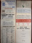 Vintage Sheet Music Lot Christmas Holiday Broadway Show Tunes Piano My Fair Lady