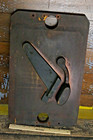  14x22  Board Mounted Industrial Foundry Wood Mold Sand Casting Pattern Vintage