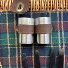 Ducks Unlimited Wicker Picnic Basket With Serving Set For 4   Camping Outdoor