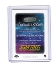 Women Of Star Trek 50th Anniversary Stephanie Beacham Autograph 2017 Countess
