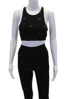 Spiritual Gangster Womens Heart High Rise Pants Leggings Sports Bra Black Sz Xs