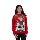Adult Unisex Funny  elfie Hashtag Super Ugly Christmas Sweater