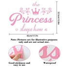 Princess Wall Decals  Pink Crown Wall Stickers For Nursery Bedroom  Girls Kid   