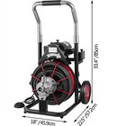 1 2  100ft Commercial Drain Auger Cleaner Electric Sewer Snake Cleaning Machine