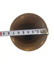 Vintage Handmade Copper Brass Vase Middle Eastern Islamic Trumpet Neck Decor 9