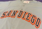1991 Gary Sheffield  10 San Diego Padres Game Worn Goodman   Sons Jersey 46