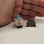 Vintage Miniature Anthropomorphic Pig Trinket Piggy Figurine Tiny Collectible   