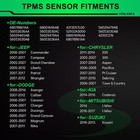 315mhz Pre-programmed Tpms Sensor For Wrangler 2007-2012  Patriot 68078861aa