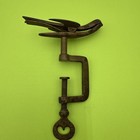 Antique Brass Sewing Hemming Bird Clamp