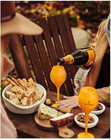 Veuve Clicquot Orange Acrylic Champagne Flute Goblets X 6 New