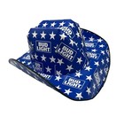 Bud Light Cowboy Funny Party Hat Beer Box Cardboard - One Size Adult