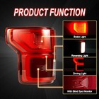 Driver Left Side Led Tail Light Brake For Ford F-150 F150 2018-2020 W blind Spot