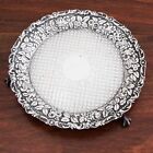 Baltimore Ss Co Sterling Silver Salver Repousse Floral 1895-1900 No Monogram