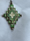 Tostrup Art Deco Sterling Silver Necklace Norway Norwegian Vtg Estate 270