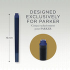 Parker Quink 1950382 Black Ink Cartridges 5 Pack Fountain Pen Refills