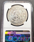 1921 Mexico Silver 2 Pesos Winged Liberty Dos Pesos Ngc Au 55 Great Looking Coin