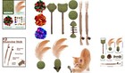Interactive Catnip   Silvervine Toy Pack - 12 Playful Options For Cats