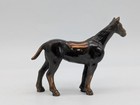 Vintage Metal Horse Figurine Statue Brass Bronze Copper Finish Heavy 3 75 