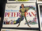 Vintage 1969 Walt Disney Peter Pan 11x14 Lobby Card Set Of 9 With Poster