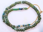 Rare Ancient Islamic Period Glass Teal-green  nila  Beads Y23_0435