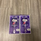 2x Gillette Venus Swirl Razor Flexi Ball  5blade Extra Smooth With 2