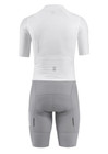 2025 Men s Hard Lite Cycling Skinsuit White grey By Suarez
