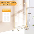 Yoaeaily Acrylic Sign Holder 8x10 Gold Frames Double Sided Sign Stand Wedding Ta