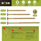 Lag Screws1 4  X 3-1 4  Construction Lag Screw Torx star Drive Heavy Duty Str   