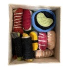Papoose Bento Box Needlefelted Felt Food Set Mpn Papoosetoysbentobox