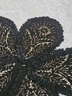 Antique Victorian Silk Lace Appliques Passementerie Black Set Of 15