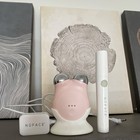 Nuface Mini Pink Facial Toning Device And Nuface Fix Microwand