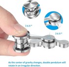 Fidget Spinner  Ultra Durable Stainless Metal Focus Finger Spinning Toy     
