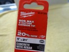 Milwaukee 48-20-3954 Sds-max Bit 1  X 21    4 Cutter Carbide Tip