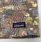 Patagonia Kid s Baggies Lined Shorts 5  Together Trip Brown Size Large 12 Nwt