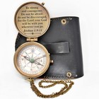 Antique Vintage Brass Pocket Compass Brass Nautical Compass Marine Compass Gift