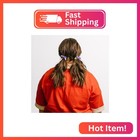 Kaxi  Two Toned Bow Slick Back Ponytails  No Damange Elastic   Stylish  Pack Of