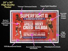 Rocky 2  Fight Poster - Superfight 2 - Rocky Vs Apollo Creed 1979 Rocky Ii