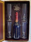Budweiser Millennium Limited Edition Bottle Complete Set With Glass New