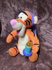 Disney Tigger Plush Stuffed Animal Winnie The Pooh   Friends Purple Hat Bottle