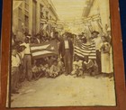 Antique Cdv Spanish American War 1898 Mambi Liberation Army Photo American Flag