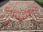 10 X 12 3 Antique Veg Dye Fine Serapi Heriz  Vintage Turkish Ushak Caucasian  
