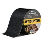Grip Tape - 4  X 36ft Heavy Duty Anti Slip Tape High Traction 80 Grit Non  Black