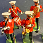 Vintage Britains Set 2014 Us Marine Corps Usmc Marching Band 20pc Roan Box Plast