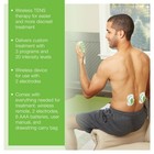 Accurelief Wireless Tens Unit With Remote Control  15 Piece Set  Green